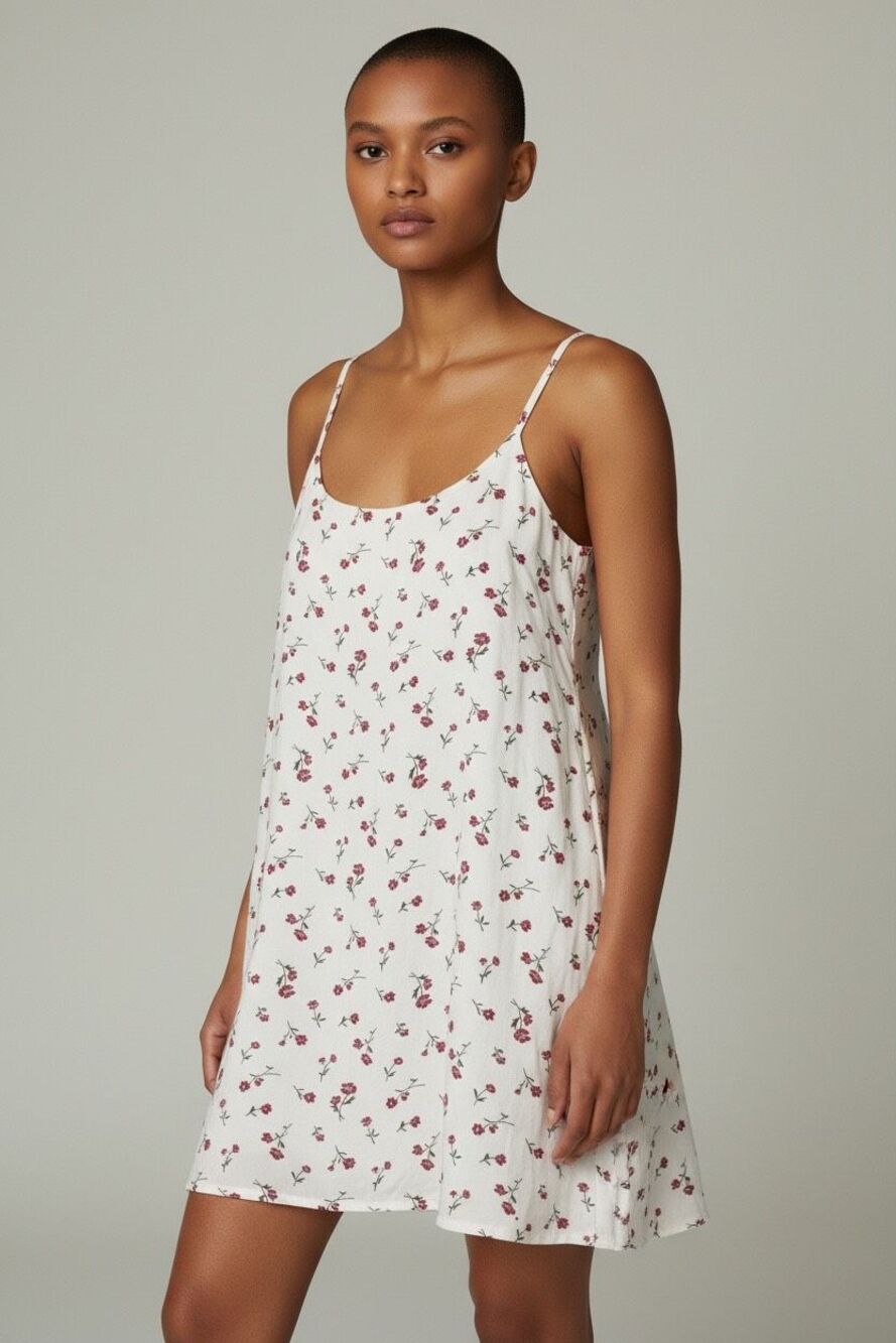 Pacsun La Hearts Floral Cami Mini Sz Large Dress